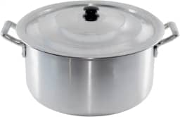 Panela Caçarola Em Alumínio Linha Hotel Nº 28 Industrial Ideal para Arroz Tropeiro Caldos Canjica Panela Em Alumínio Super Resistente