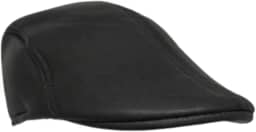 Boina Masculina Italiana Estilo Artista Couro Queima Estoque