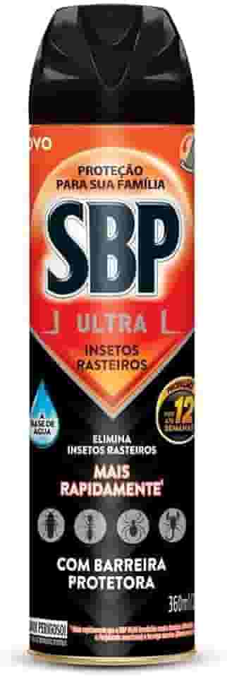 SBP Inseticida Ultra Insetos Rasteiros Spray 360Ml Cor: Laranja