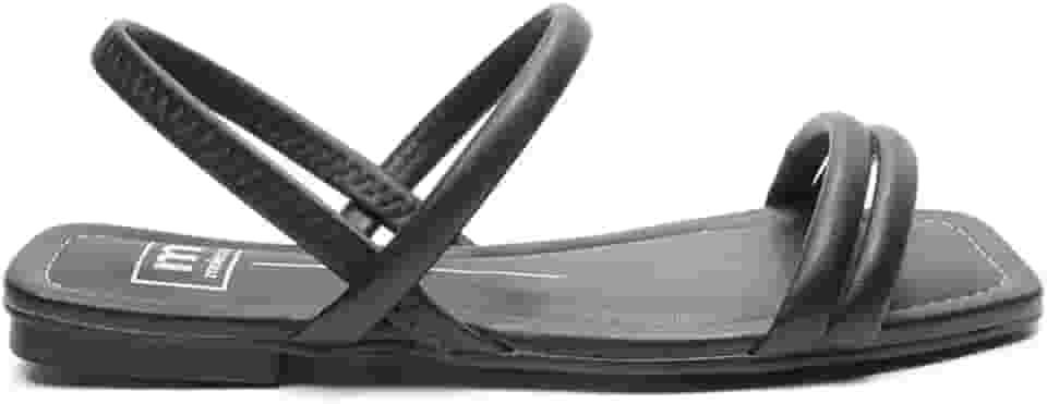 Sandália Rasteira Feminina Branco Moleca 5462.111