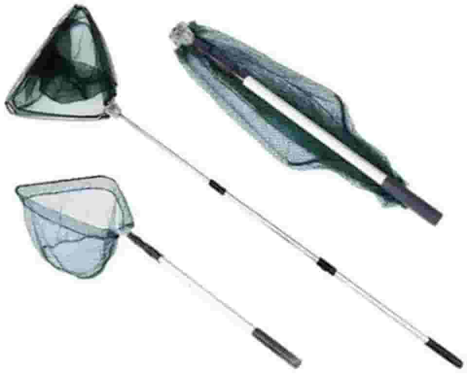 Cmik Rede de Pesca Alumínio Telescópica e Retrátil 172 cm