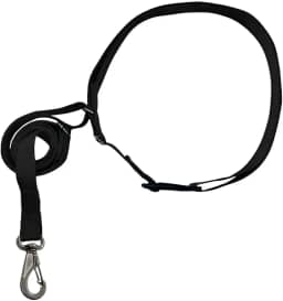 Guia Ajustável para Corrida e Passeio com Cachorro, Cinto de Cintura em Nylon, 70-120cm, Mãos Livres, com Mosquetão Resistente, Preto