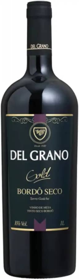 Vinho Gold Tinto Bordô Seco 1l - Del Grano