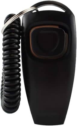 Clicker E Apito Pet Adestramento 2 Em 1 Treinamento Cachorro Com Pulseira Dog Clicker Adestramento Canino Com Apito Recompensa Barulho Cães Cachorro com Munhequeira Cordão