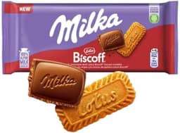 Chocolate Milka Lotus Biscoff 90g Edição Limitada