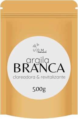 Argila Branca Clareadora e Revitalizante UOM 500g | 100g (100g)