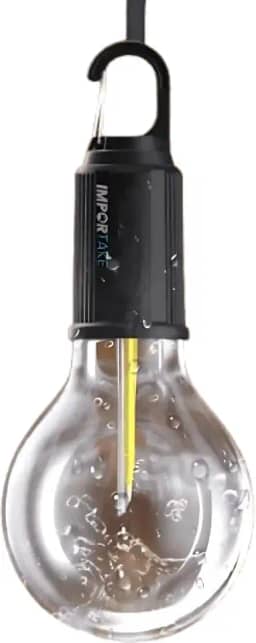 Luz de Emergência Camping Lâmpada LED Recarregável à Prova D'água 3 Modos de Iluminação Carregamento USB