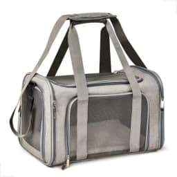 Bolsa De Transporte Pet 40x26x25 Viagem Avião Carro Cão Gato
