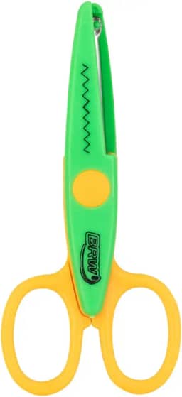 Tesoura Escolar de Picotar Zig Zag 13cm, BRW