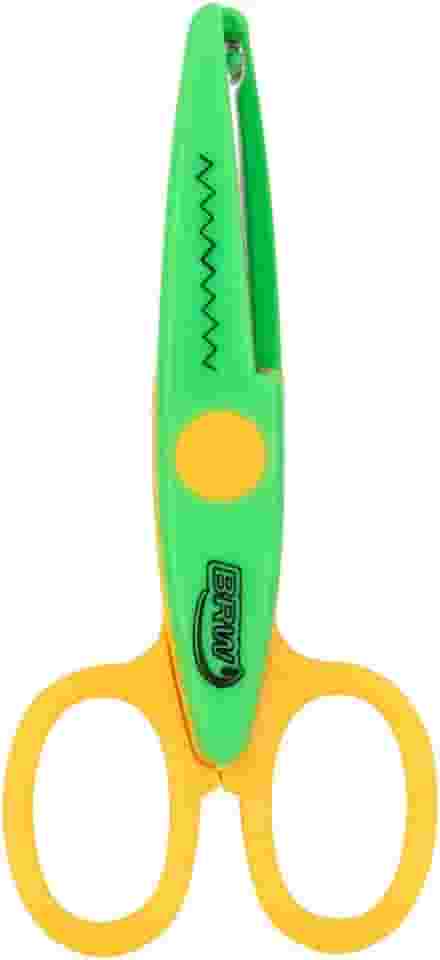 Tesoura Escolar de Picotar Zig Zag 13cm, BRW