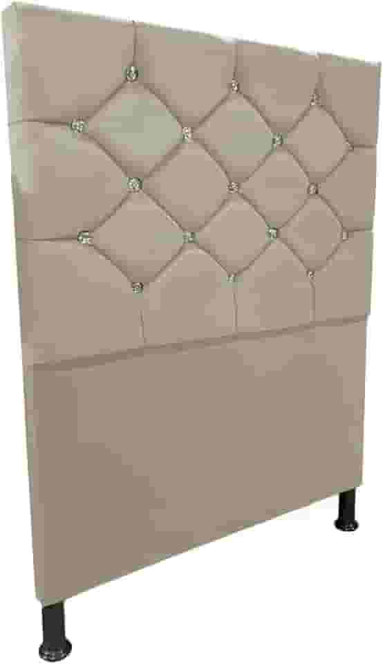 Cabeceira de Cama Box Solteiro Estofada Kasi - Cores (Bege)