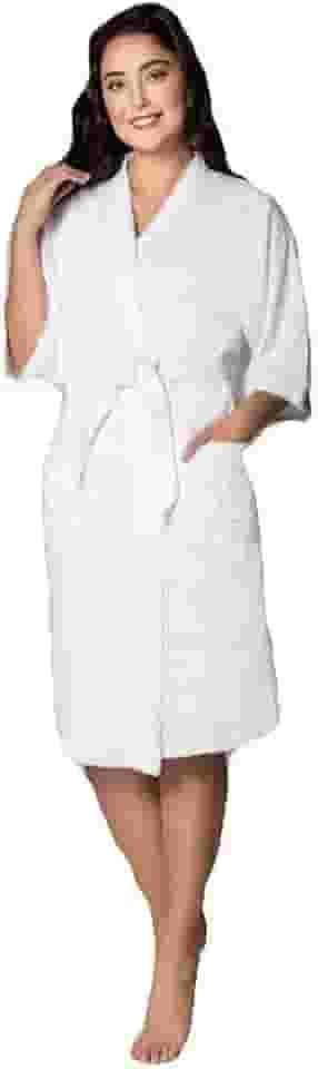 Roupão Felpudo Lepper Malibú Branco Médio Pacote de 1 Algodão Tradicional