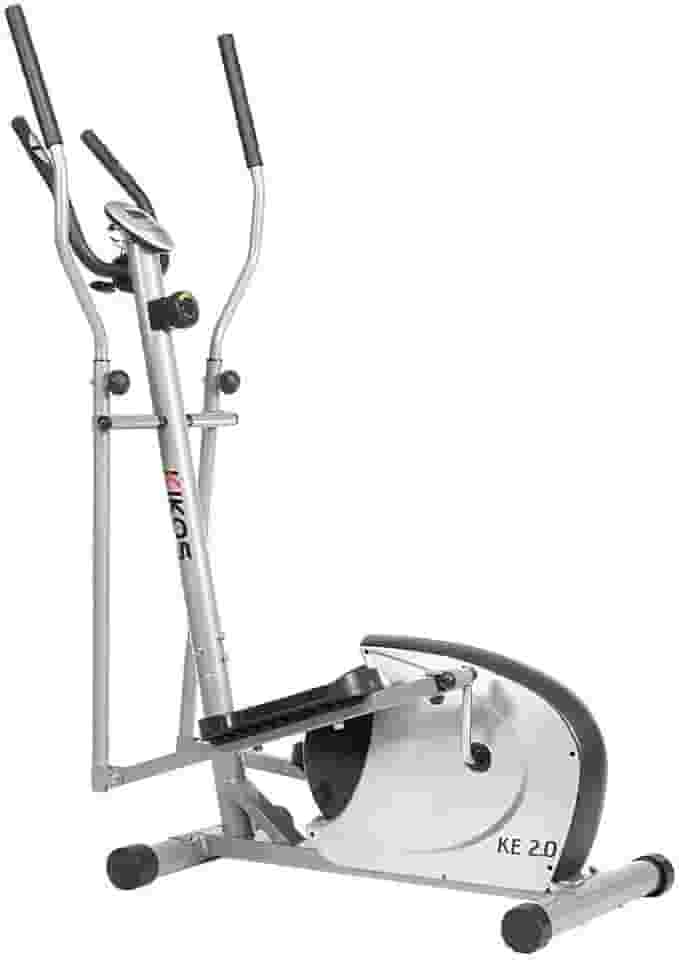 Elíptico Kikos 2.0 Magnético, 8 Níveis de Esforço, Suporta 100 kg, Amplitude de passada = 30 cm, Silenciosa, ideal para uso residencial.