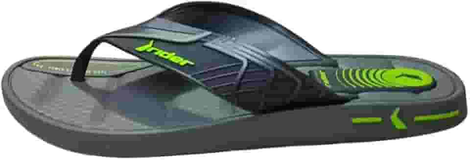 Chinelo Rider Sprint com Tira Larga e Logo em Destaque Solado Antiderrapante