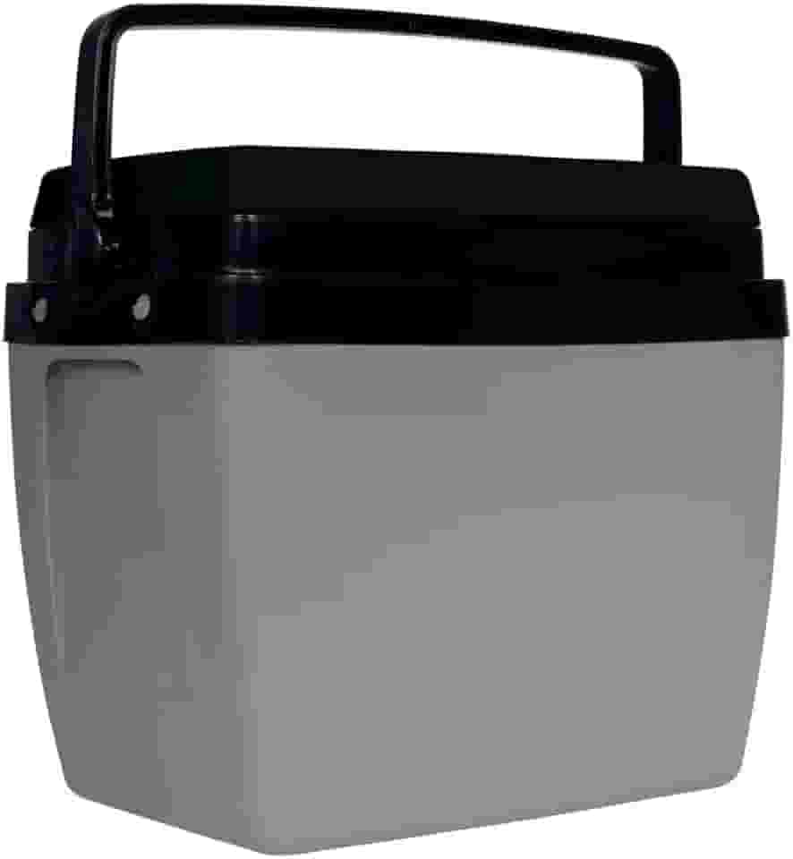 Mor - Caixa Térmica 26 Litros Cinza com Preto