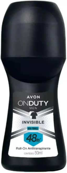 Desodorante Roll-On Avon Masculino On Duty Men Invisible
