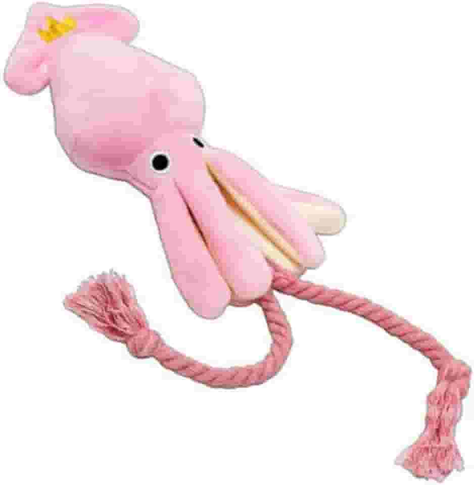 Brinquedo de Pelúcia para Cachorro com Apito Polvo Com Corda QC-6101