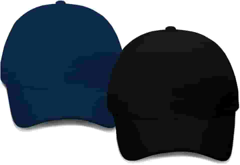 Kit 2 Bonés Liso Básico Resina Aba Curva Snapback Regulável