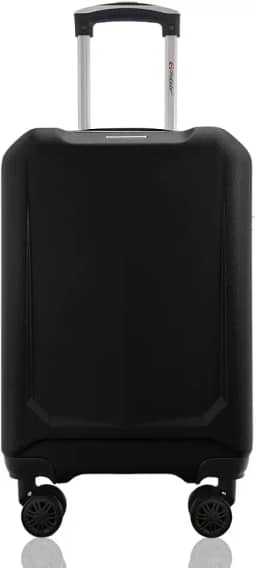 Mala de Viagem Bordo 10kg ABS Rígida Rodas 360º Duplas Cadeado Segredo Gladiador A6MB Preto