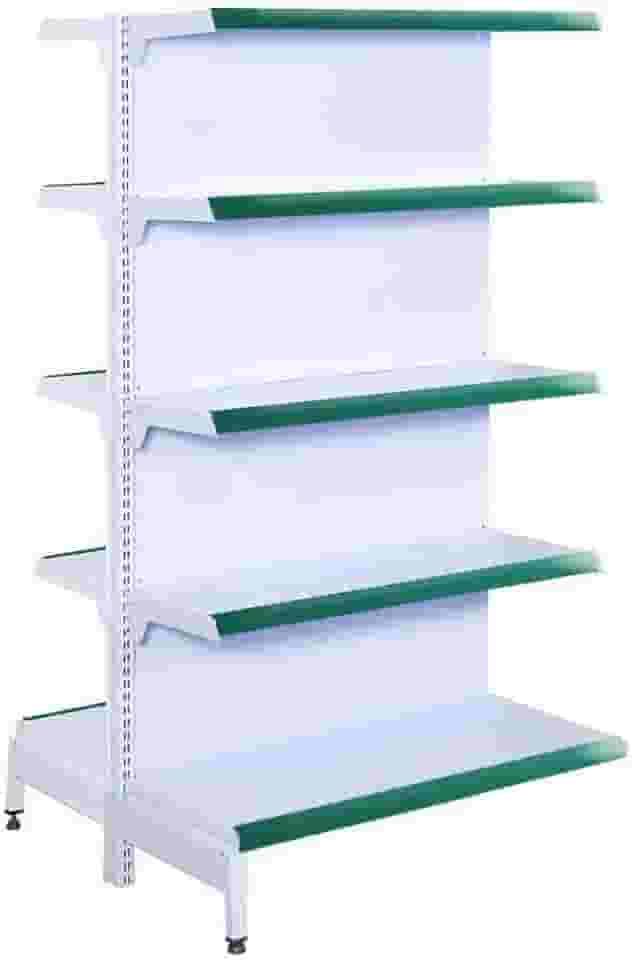 Gôndola Prateleira Supermercado 5 Níveis 40x30 New Plus 1,70m Central Continuação Verde Sa Gôndolas