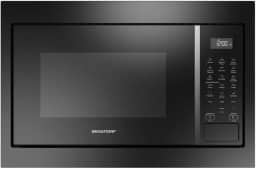 Micro-ondas Brastemp de Embutir 32 Litros Preto com 18 Receitas Pré-Programadas e Design Sofisticado - BM146AE 110V