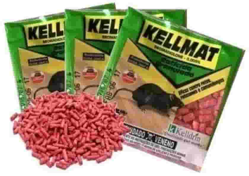 Isca Mata Ratos 6 unidades 25g cada Kellmat