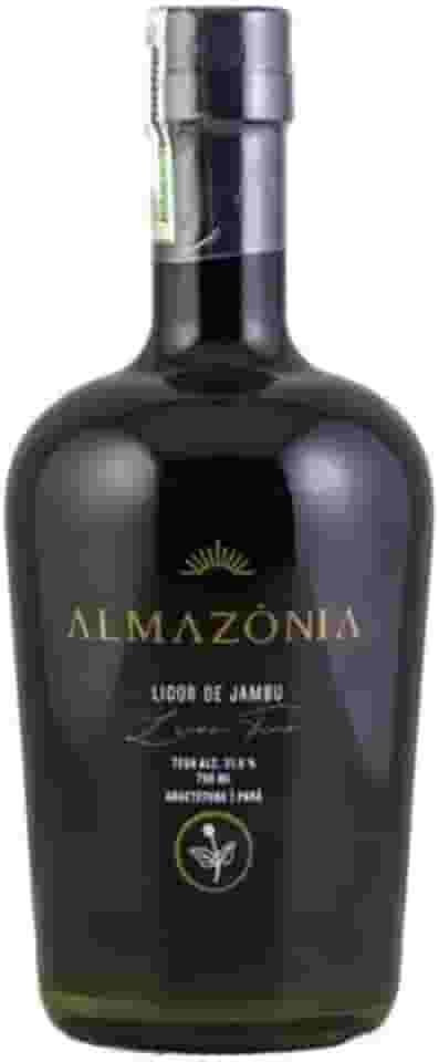 ALMAZÔNIA® Licor Fino de Jambu 750 ml | Origem Amazônica | Efeito Sensorial Único | 31,6% Vol | Dourado Intenso