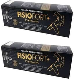 Pomada Fisiofort Premium – Alívio Rápido para Dores Musculares e Articulares | Efeito Bengue | 300g | Ação Anti-inflamatória e Relaxante - Kit com 2 Bisnagas