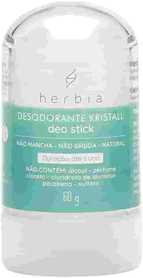 Desodorante Kristall Deo Stick 60G Natural E Vegano Herbia