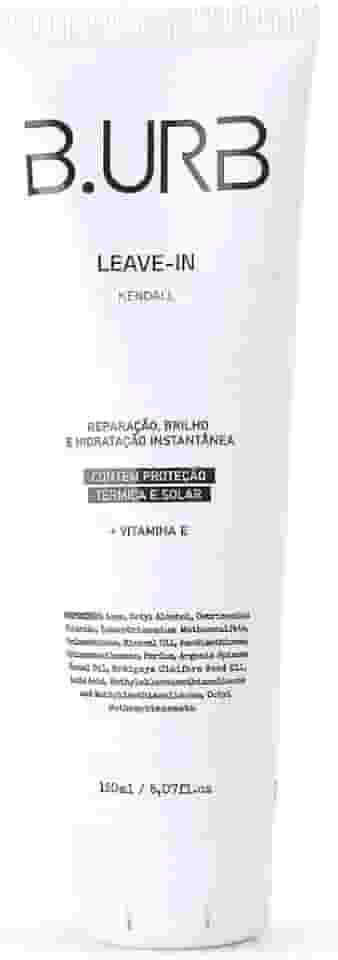 B.URB Leave-In Masculino 150ml – Reconstrução Instantânea, Hidratação Prolongada, Antifrizz, Proteção Térmica e Solar para Todos os Tipos de Cabelo