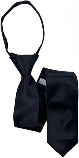 Gravata Lisa Masculina Adulto Com Ziper Nó Pronto Casamento