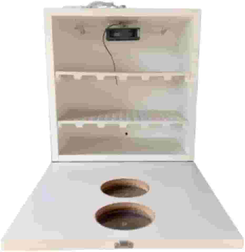 Chocadeira Pet Compacta Para 60 Ovos De Galinha Ou 180 De Codorna Com Controle De Temperatura Automático E Rolagem Dos Ovos Manual