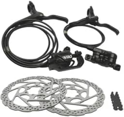 Freio A Disco Hidráulico Mtb Absolute Wild C/Discos (par)