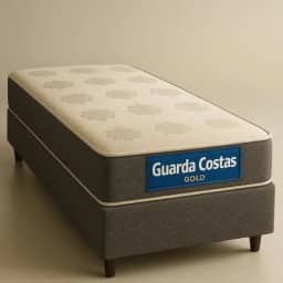Colchão Solteiro Guarda Costas Gold Espuma D20 78x188x12 cm - JM3 Moveís