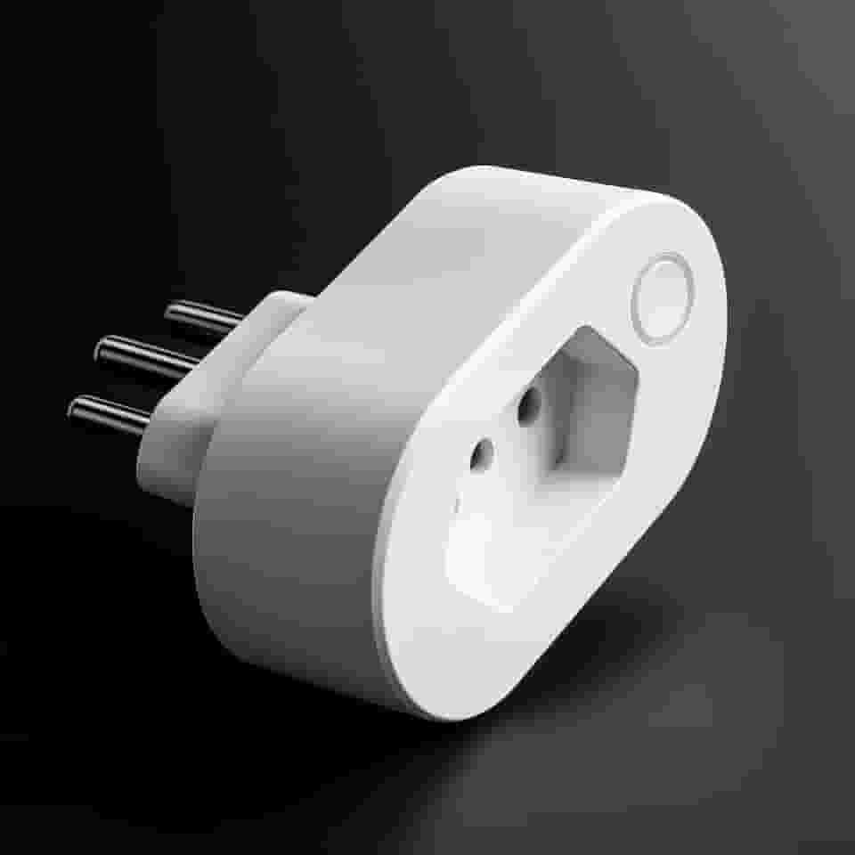 Tomada Inteligente Wi Fi 16a Bivolt Smart Plug Com Monitor De Consumo Compatível Com Alexa Google Home App Tuya Smart Life Automação Residencial Linha Premium
