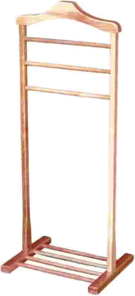 Cabideiro Mancebo Valet Porta Terno de Chão em Madeira (Madeira)