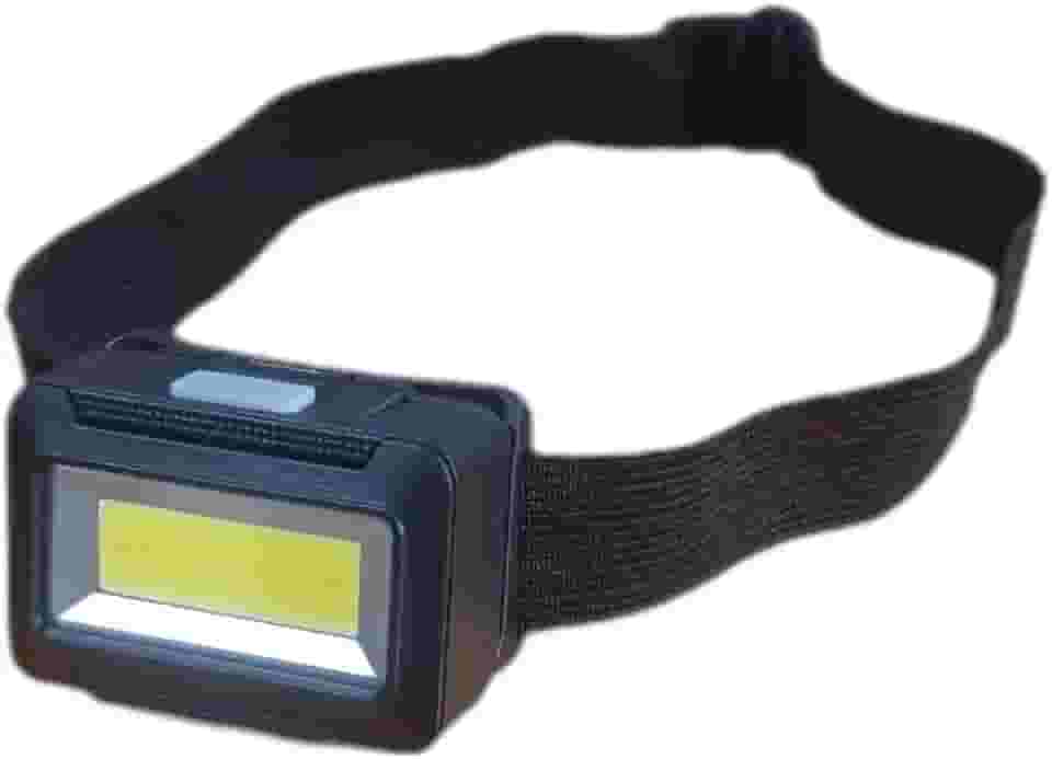 Lanterna de Cabeça Led a Pilha, Portátil. Para Uso em Mecânica, Ciclismo, Caminhada, Trilha, Acampamento, Pesca Noturna, Vigilância, Etc. 3 Modos de Iluminação Resistente à Água. Profissional