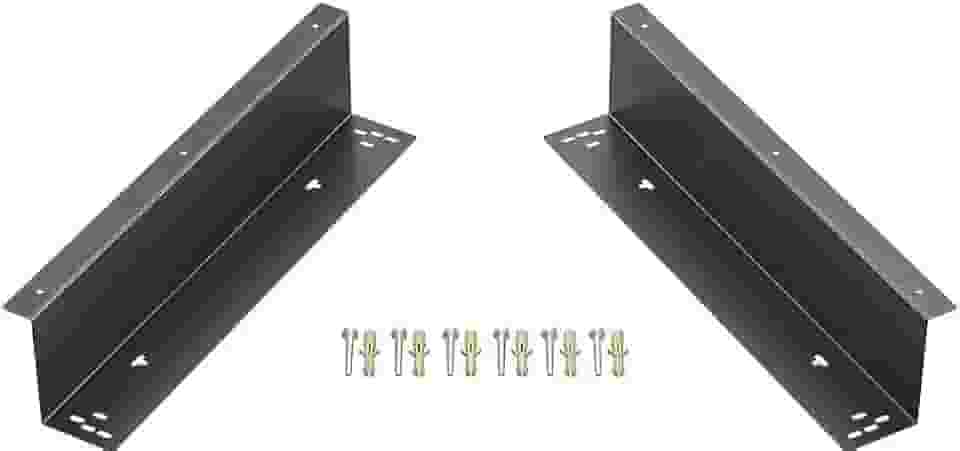 XPACK Caixa registradora para pequenas empresas - gaveta de dinheiro sob balcão de aço resistente de 40,6 cm com suportes de montagem - pacote com 2