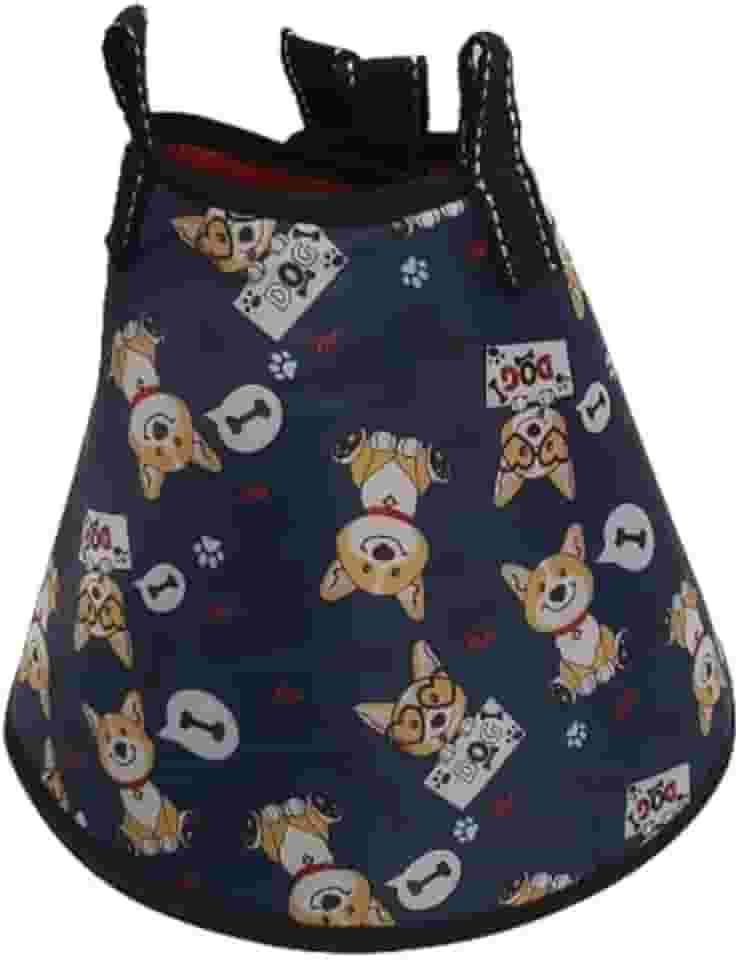 Colar Elizabetano Confort em tecido king of pets(Vermelho,04)