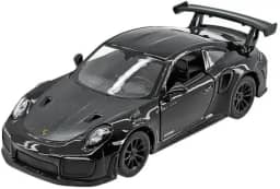 Miniatura Porsche 911 Carrinho Ferro Coleção Fricção Abre as portas (911 preto)