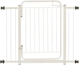 Portão Grade de Proteção Tamanho Ajustável de 94 até 99 cm Segurança Cachorro Pets Bebe Crianças Porta Vãos - Acompanha Extensores