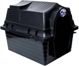 Casinha Pet N3 Para Cachorro De Pequeno Porte Proteção Contra Raios UV (Preto)