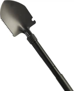 Pá, Pá PortáTil DobráVel de EmergêNcia Multi-FunçãO Acampamento Camping, EmergêNcia Acampamento Camping(42cmx 10cm(Sem Bússola))