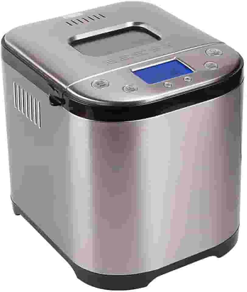 CULINARY CHEF Máquina de fazer pão com tigela antiaderente, gancho de pão, copo medidor e colher. 15 em 1, pão sem glúten, bolo e iogurte, 3 opções de cores de crosta e muito mais.t3 tamanhos de pão.