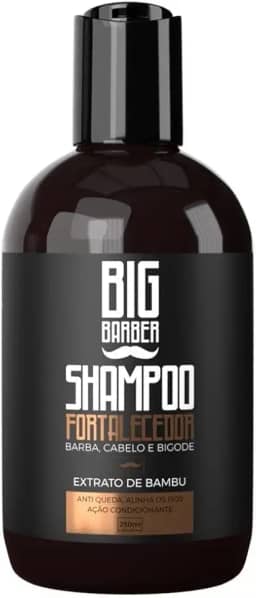 Shampoo Fortalecedor Para Barba Big Barber 250ml Profissional