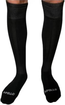 Kit Com 03 Pares De Meião De Futebol Masculino Preto PROFISSIONAL Atoalhado Em Algodão