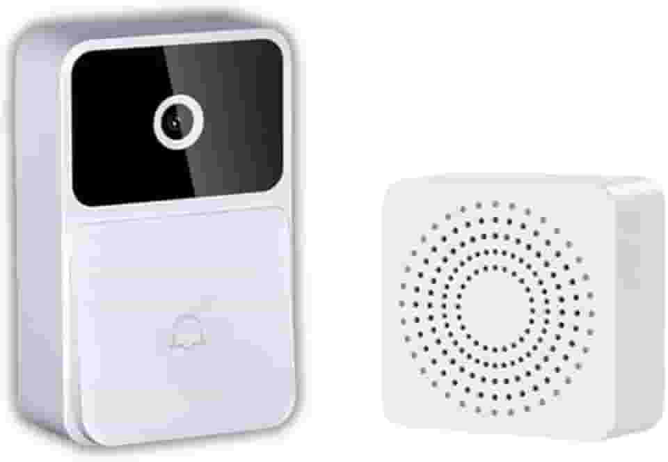 Campainha Inteligente Wi-Fi com Câmera HD – Interfone Sem Fio, Áudio Bidirecional, Acesso Remoto via App, Segurança Residencial