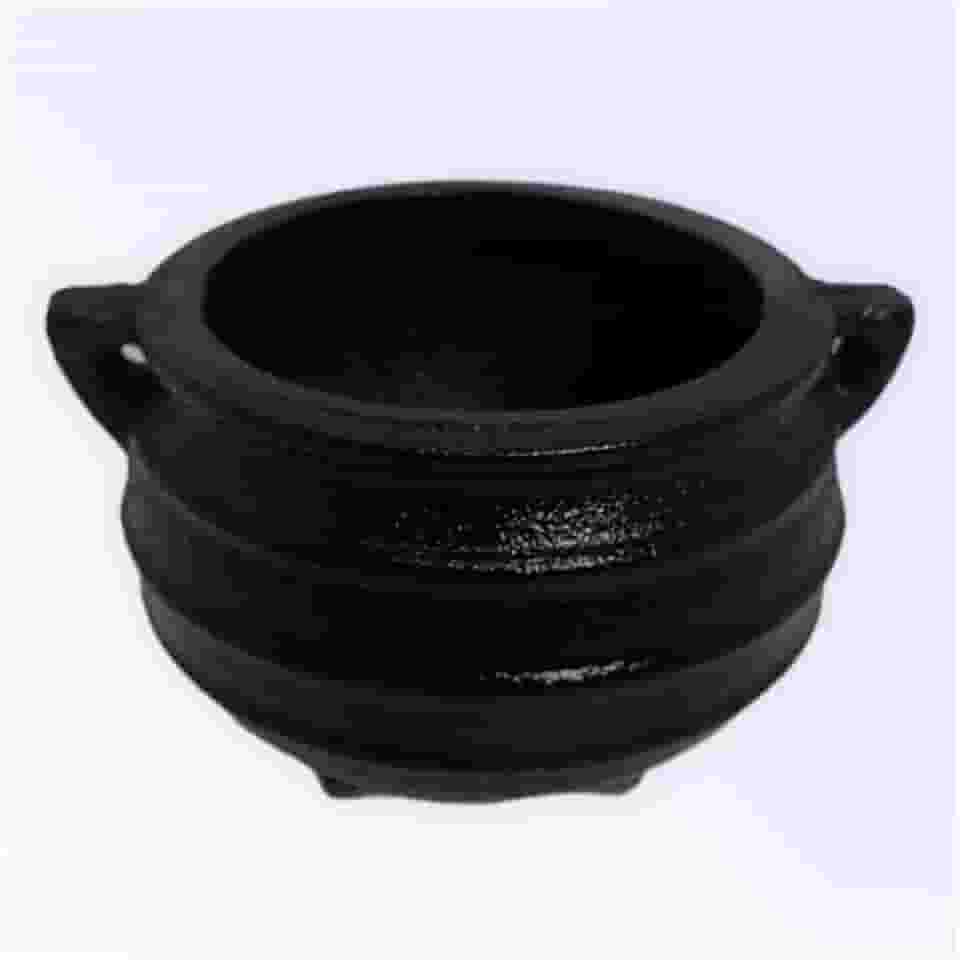 Caldeirão Bruxa Tripé em Ferro Fundido Sem Tampa 300 ml