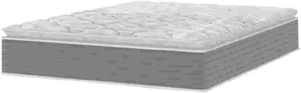 Colchão Casal Molas Ensacadas Pillow Top 138x188x25cm Martino Cinza Umaflex