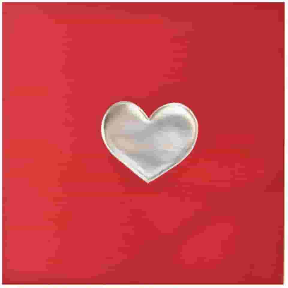 CARTÃO ÍCONE CORAÇÃO VERMELHO, Teca, GE0006, Vermelho